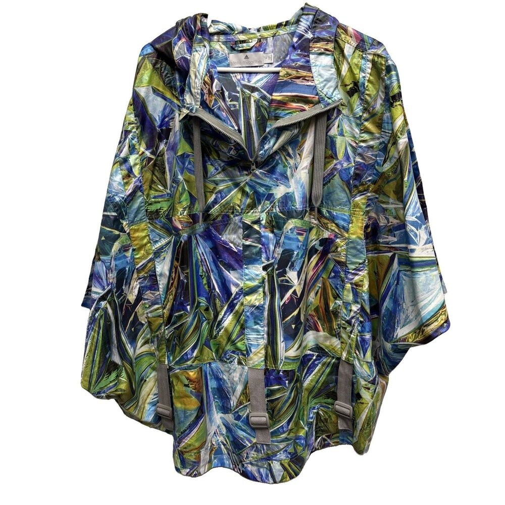 Adidas by Stella Mccartney Jackets Coats Half Zip Jacket S Colorful Hooded